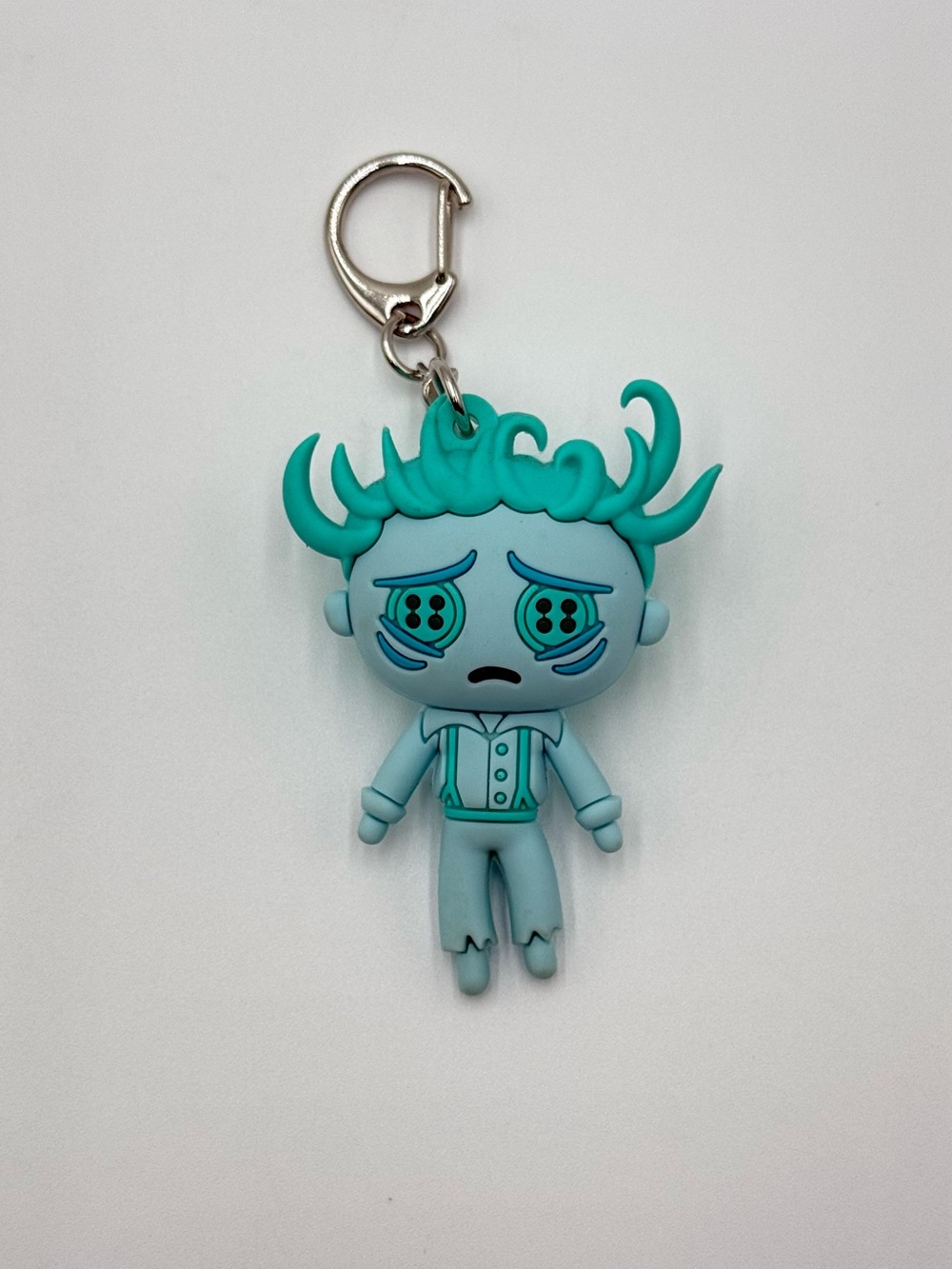 Coraline Wybie Lovat Keychain 2025 LAIKA M.I.I. Blue Figure Bag Charm